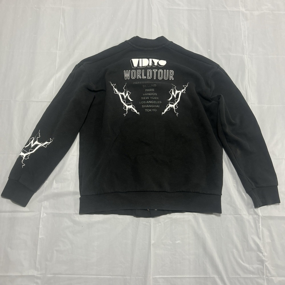 Adidas x Lego Youth Size L Vidiyo Bomber Jacket World Tour Black H65317